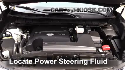 2015 Nissan Murano Platinum 3.5L V6 Líquido de dirección asistida Agregar líquido
